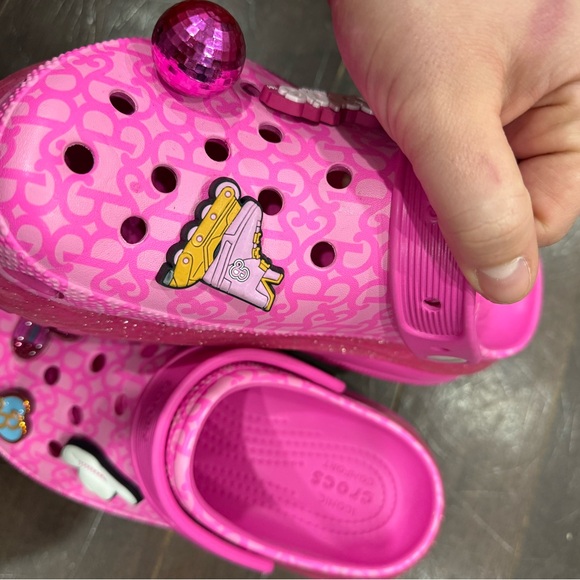 CROCS Women’s Barbie Glittery Pink Platform - READ DESCRIPTION- MIXED SIZES - Picture 6 of 10